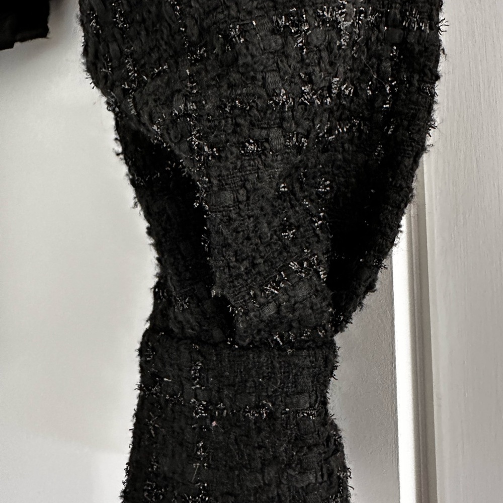 Assignment Cropped Black Jacket With Sparkly Fabr… - image 6